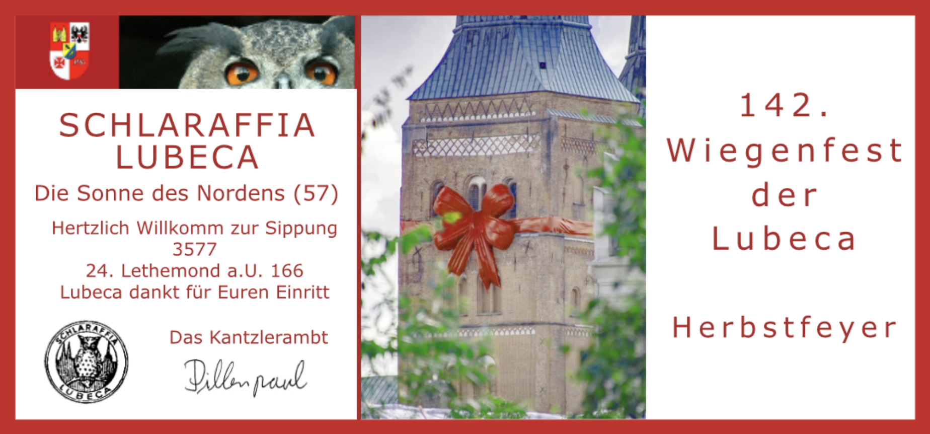 3577 ** (A): 142. Wiegenfest der Lubeca